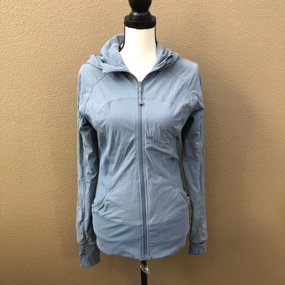lululemon athletica Sweaters - Lululemon full zip sweater bluish Gray Sz 10